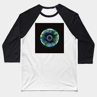 Earth and Moon Baseball T-Shirt